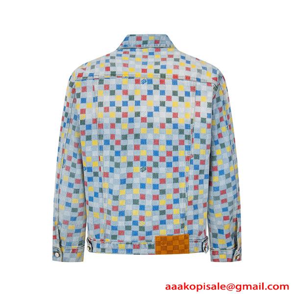 メンズ デニムジャケット 春秋 個性派 韓国風 大きいサイズ LOUIS VUITTON ルイヴィトン コピー