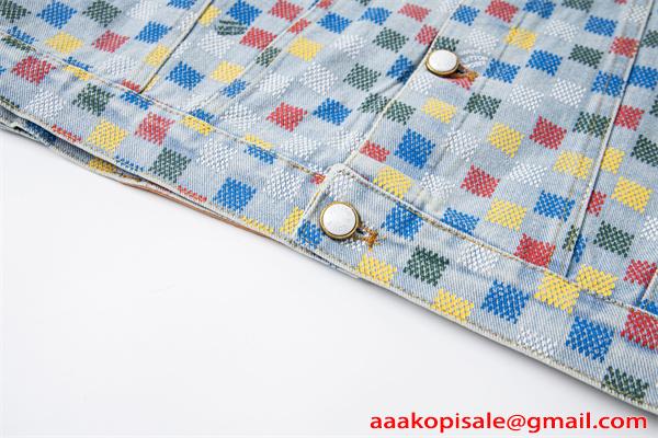 メンズ デニムジャケット 春秋 個性派 韓国風 大きいサイズ LOUIS VUITTON ルイヴィトン コピー