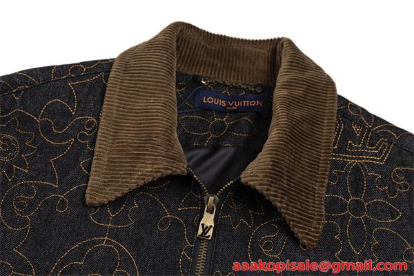 LOUIS VUITTON ルイヴィトン スーパーコピー メンズ ブルゾン 春秋 ジャケット 総柄 高級感 防寒