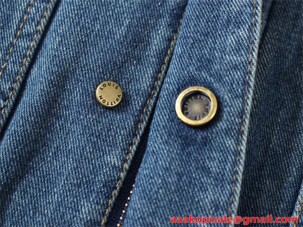 LOUIS VUITTON ルイヴィトン コピー メンズ デニムジャケット 春秋 ゆったり カジュアル 大きいサイズ