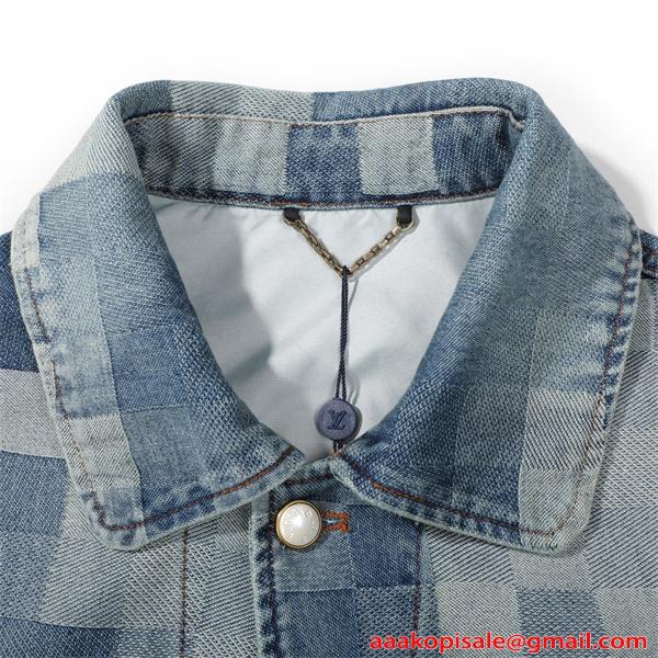 デニムジャケット LOUIS VUITTON ルイヴィトン コピー 春 韓国風 ストリート おしゃれ 人気