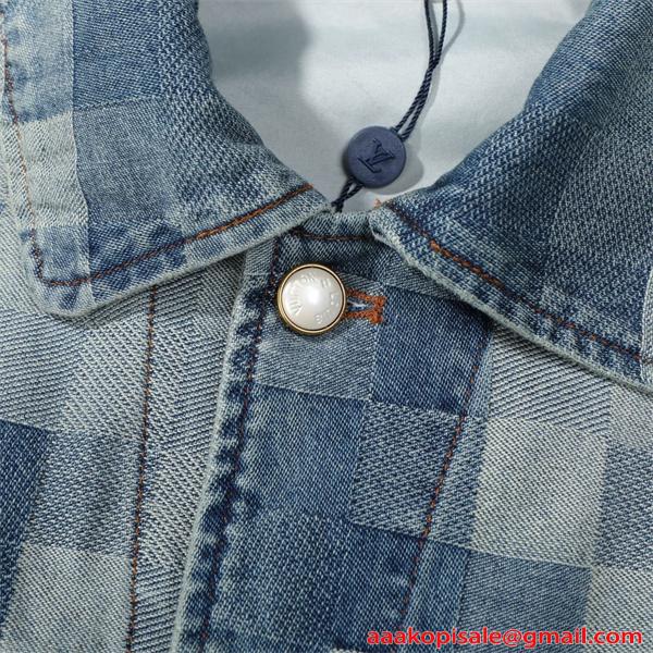 デニムジャケット LOUIS VUITTON ルイヴィトン コピー 春 韓国風 ストリート おしゃれ 人気