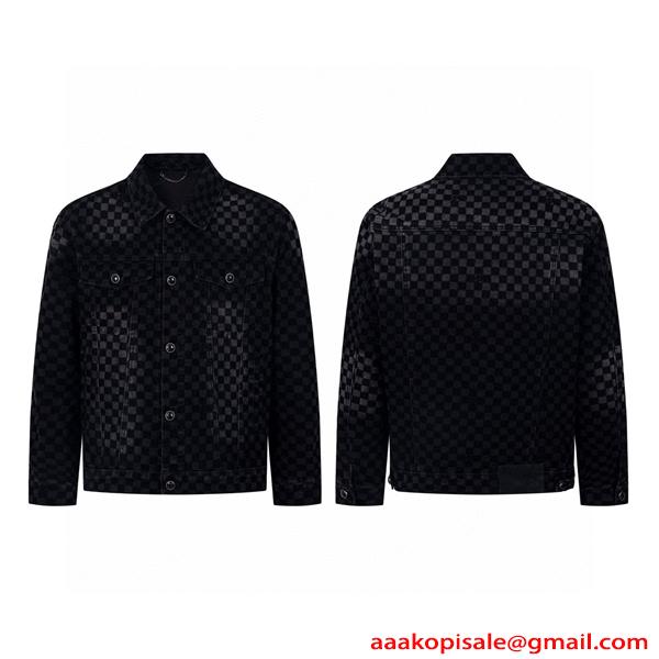メンズ ジャケット 秋 春 モード系 細身 カジュアル 大人コーデ LOUIS VUITTON ルイヴィトン コピー