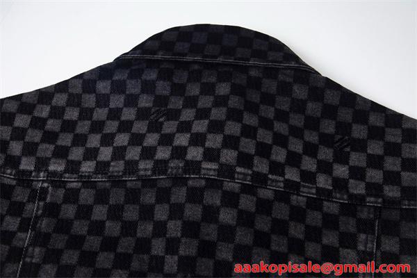 メンズ ジャケット 秋 春 モード系 細身 カジュアル 大人コーデ LOUIS VUITTON ルイヴィトン コピー