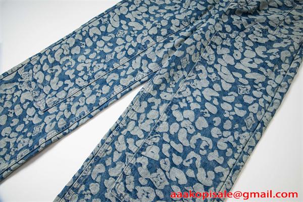 デニムパンツ ワイドパンツ 春夏秋 ジーンズ 人気 LOUIS VUITTON ルイヴィトン スーパーコピー