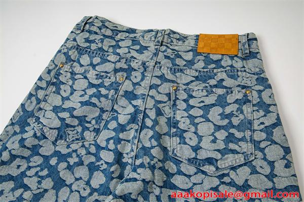 デニムパンツ ワイドパンツ 春夏秋 ジーンズ 人気 LOUIS VUITTON ルイヴィトン スーパーコピー