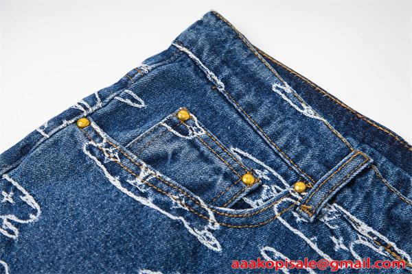 ジーンズ LOUIS VUITTON ルイヴィトン スーパーコピー デニムパンツ 春秋 カジュアルトレンド