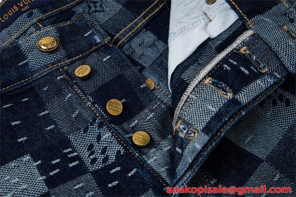 ワイドデニム 春秋 ロングパンツ ストリート 人気 売れ筋 LOUIS VUITTON ルイヴィトン コピー