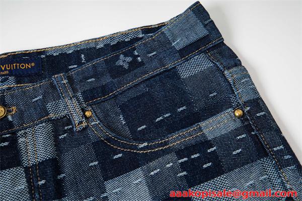 ワイドデニム 春秋 ロングパンツ ストリート 人気 売れ筋 LOUIS VUITTON ルイヴィトン コピー