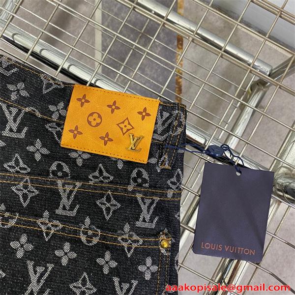 ジーンズ デニムパンツ LOUIS VUITTON ルイヴィトン コピー 春秋 ロングパンツ 韓国風 おしゃれ 人気