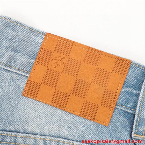 ジーンズ 春秋 ワイドデニム シンプル カジュアル 2026新作 LOUIS VUITTON ルイヴィトン コピー