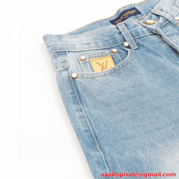 ジーンズ 春秋 ワイドデニム シンプル カジュアル 2026新作 LOUIS VUITTON ルイヴィトン コピー