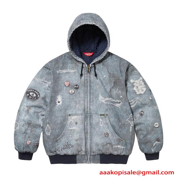 メンズ パーカー 春 SUPREME シュプリーム コピー フーディー 厚手 ストリート カジュアル