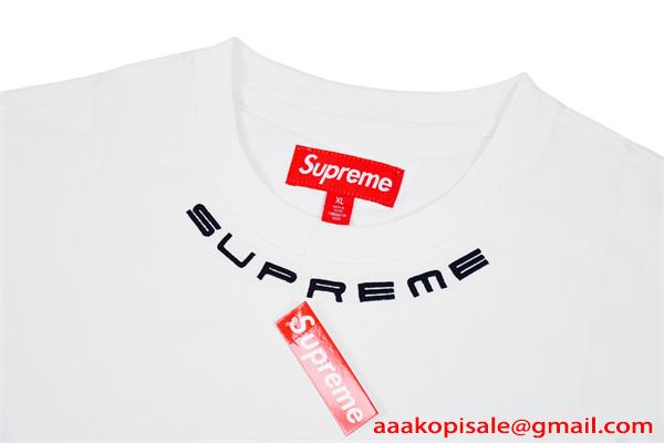 長袖Tシャツ 秋 春 無地 SUPREME シュプリーム コピー シンプル カジュアル 重ね着 人気 定番