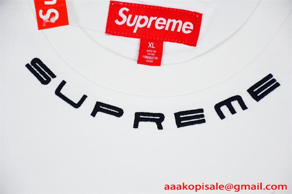 長袖Tシャツ 秋 春 無地 SUPREME シュプリーム コピー シンプル カジュアル 重ね着 人気 定番