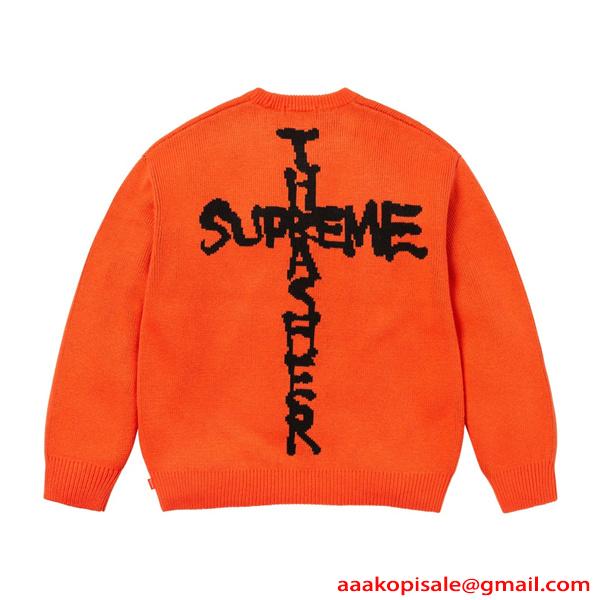 ニット セーター 春 SUPREME シュプリーム コピー ストリート カジュアル 防寒 人気