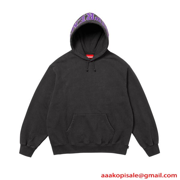 SUPREME シュプリーム コピー パーカー 2026新作 裏起毛 バックプリント ゆったり 大きいサイズ