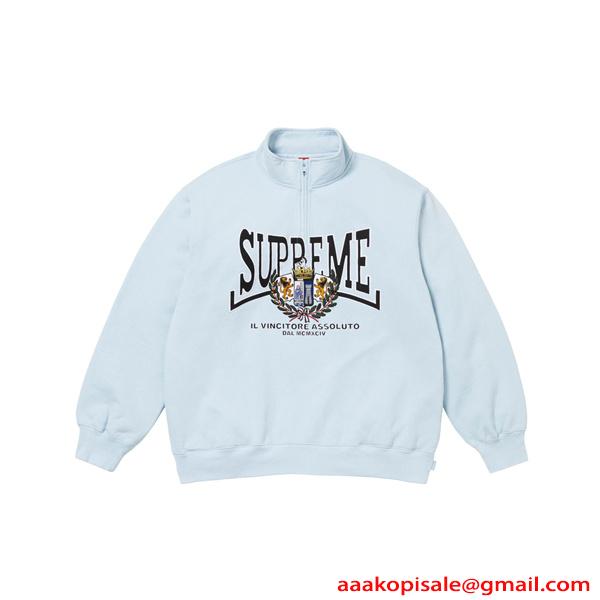 ハーフジップ SUPREME シュプリーム コピー スウェット 2026新作トレーナー ストリート 人気