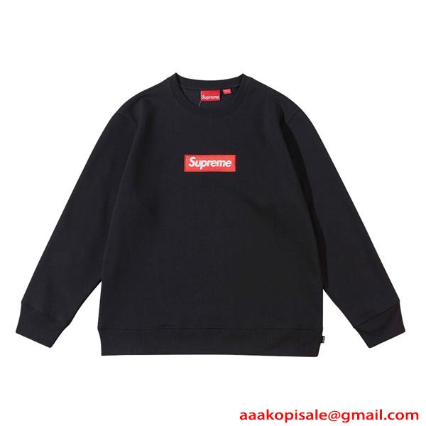 スウェット SUPREME シュプリーム コピー トレーナー 秋 春 カジュアル シンプル プレミアム