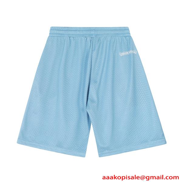 CHROME HEARTS クロムハーツ ハーフパンツコピー青い人気2026トレンド快適涼しい