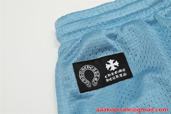 CHROME HEARTS クロムハーツ ハーフパンツコピー青い人気2026トレンド快適涼しい