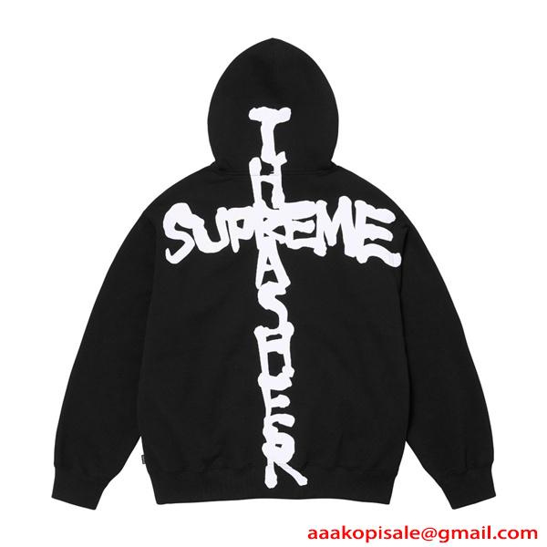 パーカー 2026新作 バックプリント ゆったり トレンド 大きいサイズ SUPREME シュプリーム コピー