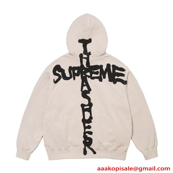 パーカー 2026新作 バックプリント ゆったり トレンド 大きいサイズ SUPREME シュプリーム コピー