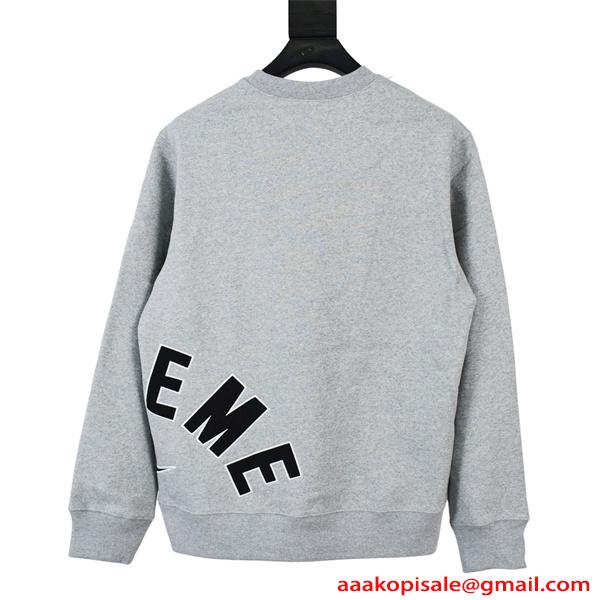 SUPREME シュプリーム コピー スウェット トレーナー 秋 春 軽量タッチ 落ち着き配色