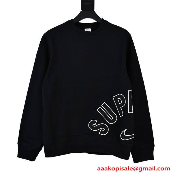 SUPREME シュプリーム コピー スウェット トレーナー 秋 春 軽量タッチ 落ち着き配色