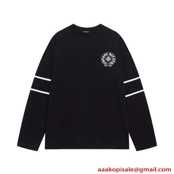 2026新作 CHROME HEARTS クロムハーツ コピー 長袖Tシャツ ロンT 春 落ち着き 軽量 デイリー