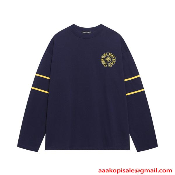2026新作 CHROME HEARTS クロムハーツ コピー 長袖Tシャツ ロンT 春 落ち着き 軽量 デイリー