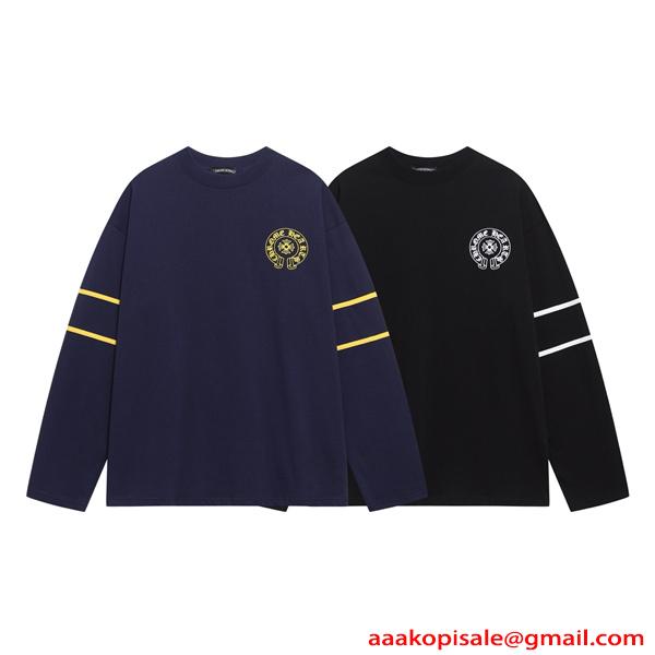 2026新作 CHROME HEARTS クロムハーツ コピー 長袖Tシャツ ロンT 春 落ち着き 軽量 デイリー