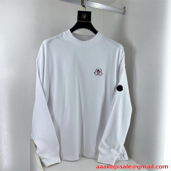 長袖Tシャツ MONCLER モンクレール コピー 春秋 2026新作 ワンポイント 洗練 トレンド