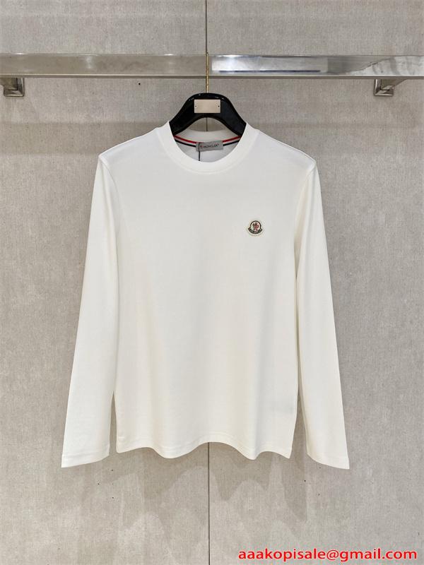 MONCLER モンクレール コピー 長袖Tシャツ ロンT 春対応 プレミアム おすすめ モード系