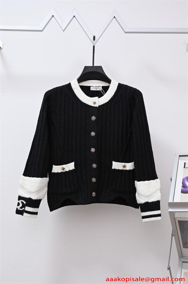 レディース ニット カーディガン 上品 クラシック 新作 CHANEL シャネル コピー