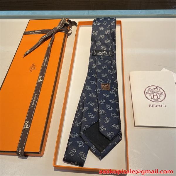 HERMES エルメス スーパーコピー 新登場 メンズ ネクタイ クラシック スーツ映え 高品質