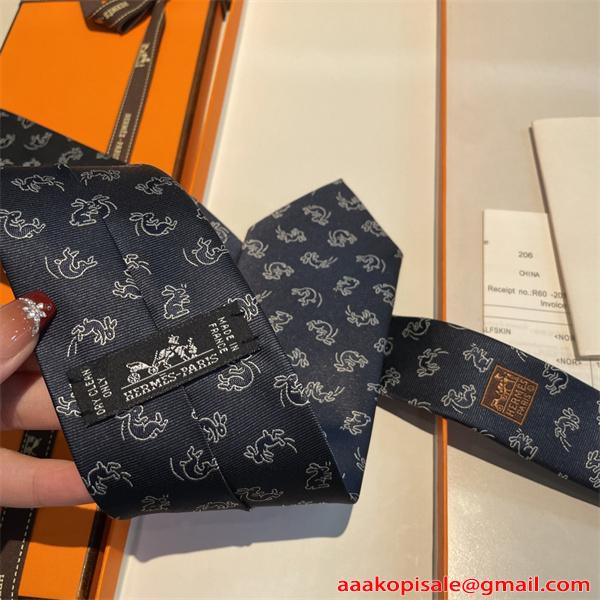 HERMES エルメス スーパーコピー 新登場 メンズ ネクタイ クラシック スーツ映え 高品質