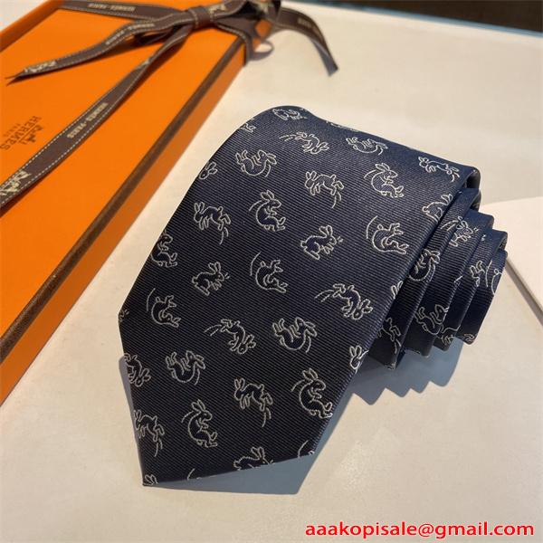 HERMES エルメス スーパーコピー 新登場 メンズ ネクタイ クラシック スーツ映え 高品質