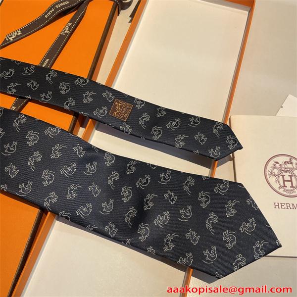 HERMES エルメス スーパーコピー 新登場 メンズ ネクタイ クラシック スーツ映え 高品質