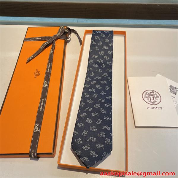 HERMES エルメス スーパーコピー 新登場 メンズ ネクタイ クラシック スーツ映え 高品質
