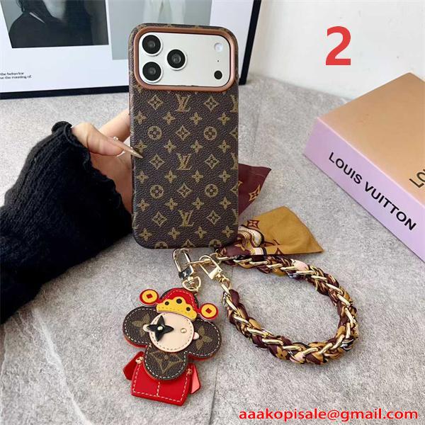 LOUIS VUITTON ルイヴィトン コピー IPHONE17 ケース モノグラム調 レザーデザイン 高級感演出