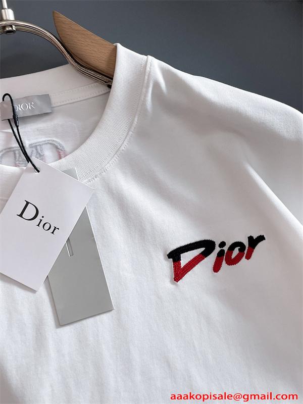 半袖Tシャツ プリント クルーネック ミニマル 2026春夏新作 DIOR ディオール スーパーコピー