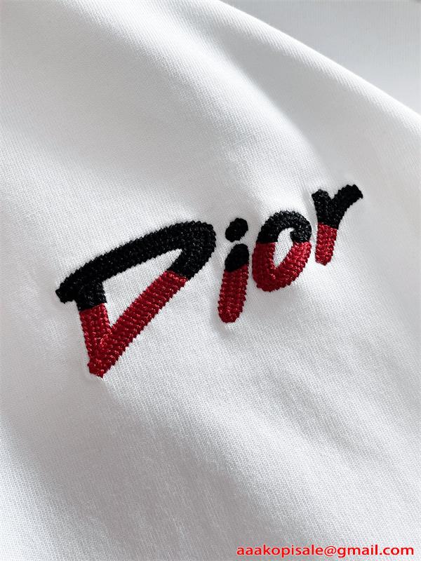 半袖Tシャツ プリント クルーネック ミニマル 2026春夏新作 DIOR ディオール スーパーコピー