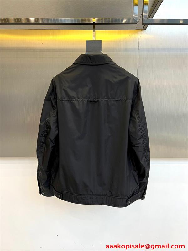 エレガントな雰囲気コレクションPRADA コピー プラダジャケットコピーモデルさん173-71.5㎏着用50サイズ
