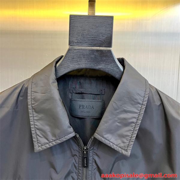 エレガントな雰囲気コレクションPRADA コピー プラダジャケットコピーモデルさん173-71.5㎏着用50サイズ