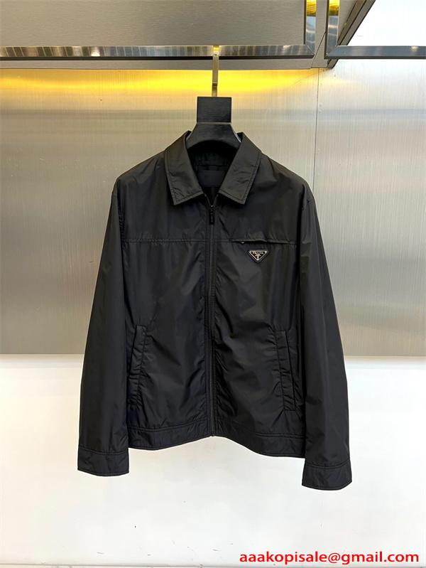 エレガントな雰囲気コレクションPRADA コピー プラダジャケットコピーモデルさん173-71.5㎏着用50サイズ