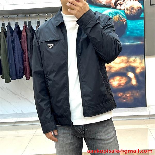 エレガントな雰囲気コレクションPRADA コピー プラダジャケットコピーモデルさん173-71.5㎏着用50サイズ