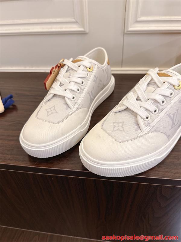 数量限定特別価格 LOUIS VUITTON 低めのヒール最終値下げ ルイ ヴィトンスニーカーコピー 激安(日本最大級)