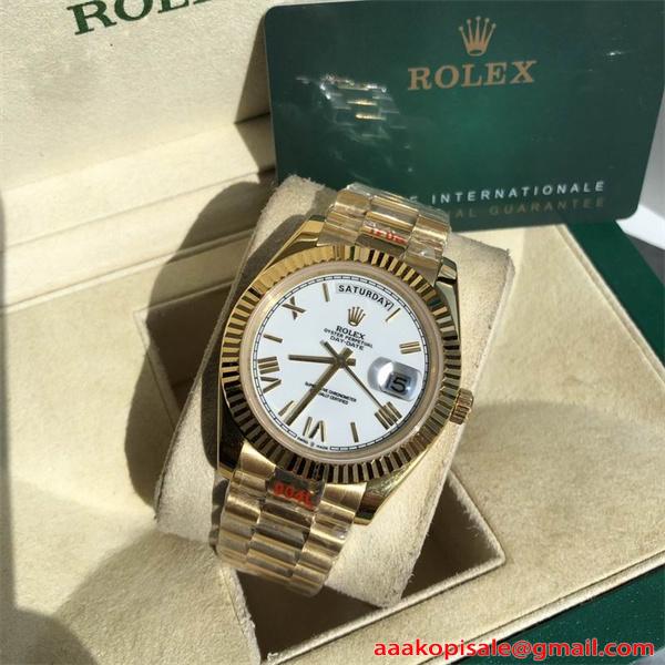Rolex 41mm Day Date ロレックス デイデイト時計スーパーコピー2026人気色ビジネススタイル 男性用 通販ショッピング