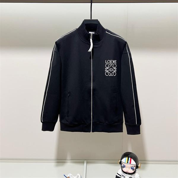 LOEWE ロエベ コピー ジップアップ 配色切替 大人カジ...